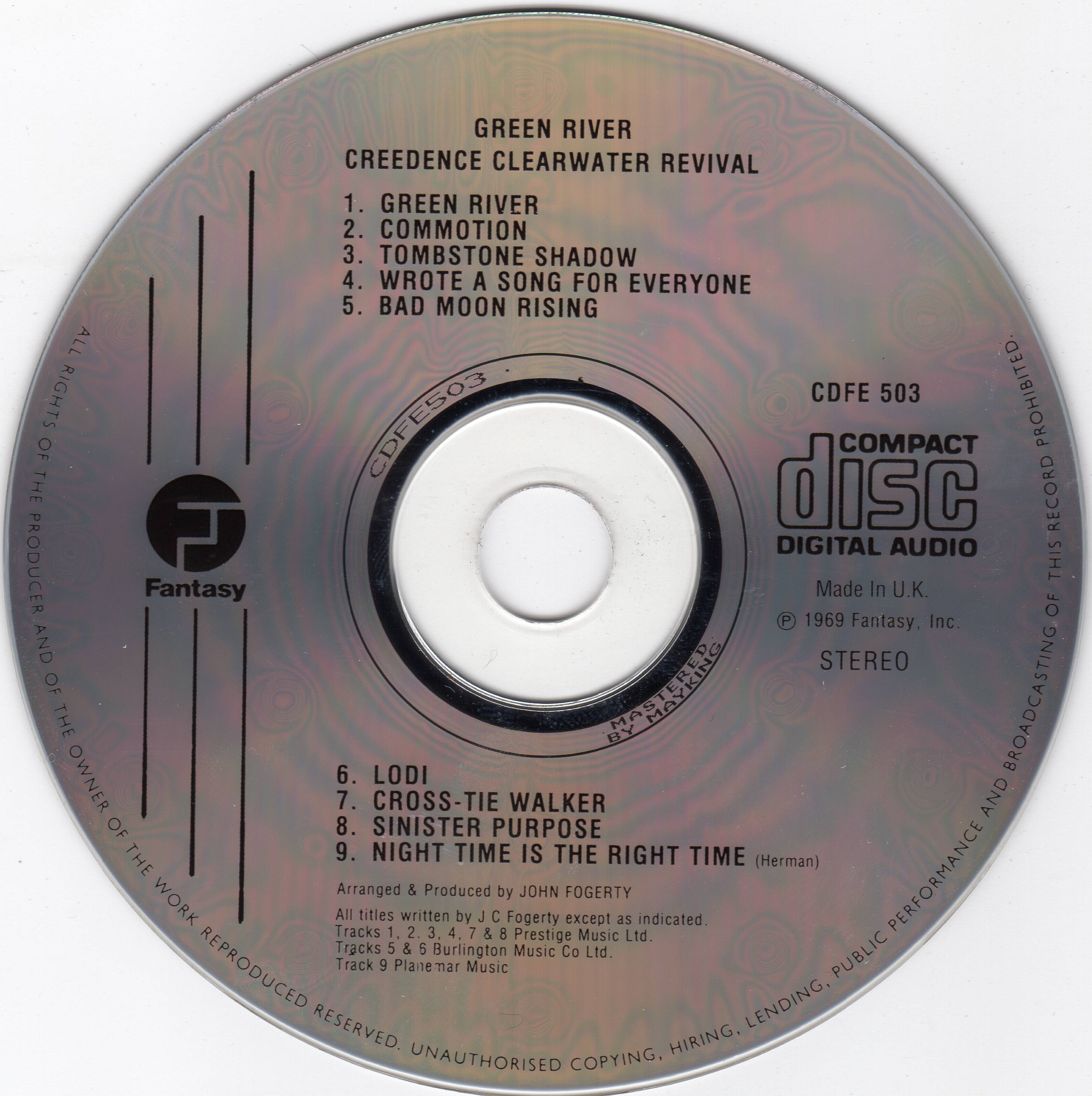 Creedence Clearwater Revival Green River : CD UK